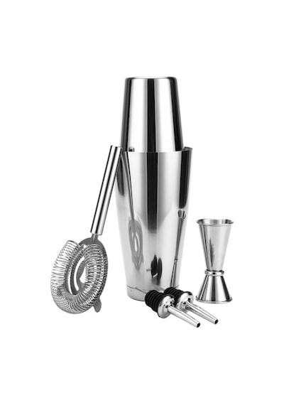 Saygın Shaker Kokteyl Seti, Kokteyl Hazırlama Seti, Shaker Seti, Bar Boston Shaker Set 5 Parça