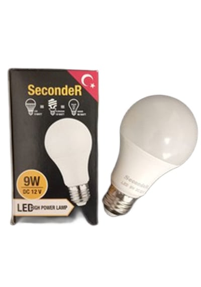 9 W DC 12 V Led Ampul 5'li Paket - Beyaz
