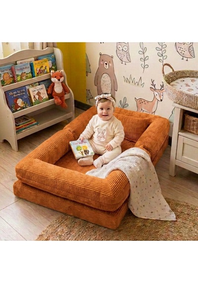 Miniwood Montessori Yatak Oyun Alanlı Bebek Yer Yatağı Sünger Çocuk Karyola 97 x 150 CM