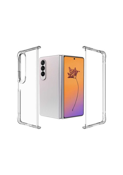 Samsung Uyumlu Galaxy Z Fold 4 Kılıf Zore Vonn Kapak Renksiz