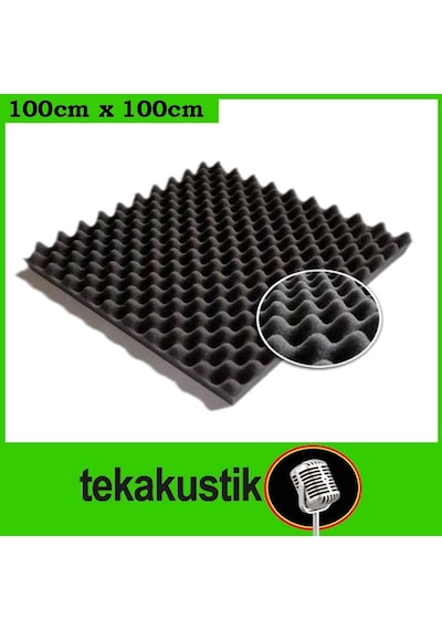 Akustik Yanmaz Yumurta Sünger 30 Mm 50 Dns 1Mtx1Mt