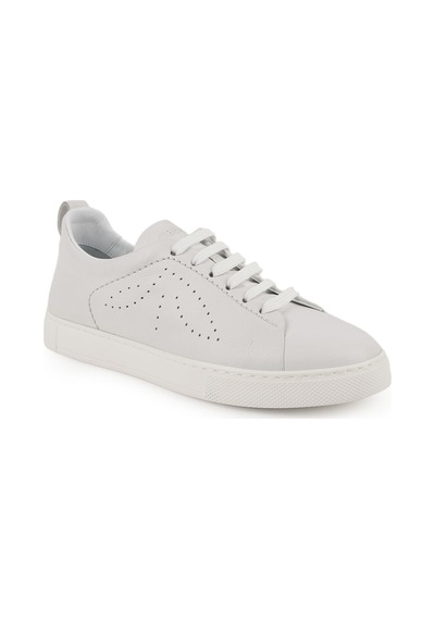 Libero Lz5894 Nokta Delik Detaylı Antik Görünümlü Hafif Eva Taban Kadın Sneaker Beyaz