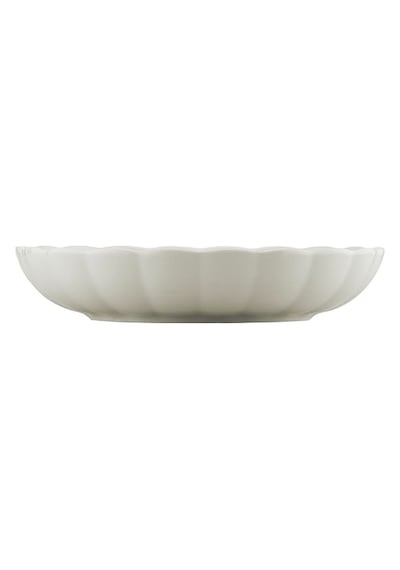 Kütahya Porselen Bone Luz Krem Çukur Tabak 20cm Tekli Çok Renkli