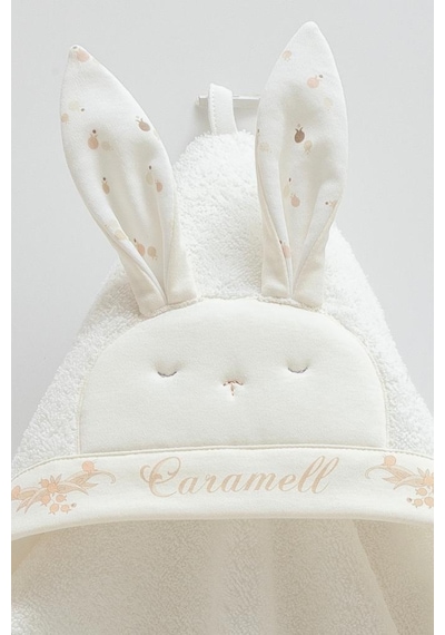 Caramell %100 Pamuk Bebek Havlusu 77x90 Krem Crml.bsk2504.krm 1 Yaş