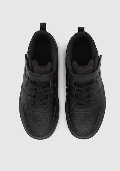 Nike Court Borough Low 2 Leather Sneaker Hakiki Deri Lastik İpli Bantlı Unisex Spor Ayakkabı Siyah Siyah Nike Court Borough Low 2 Leather Sneaker Hakiki Deri Lastik İpli Bantlı Unisex Spor Ayakkabı Siyah Siyah