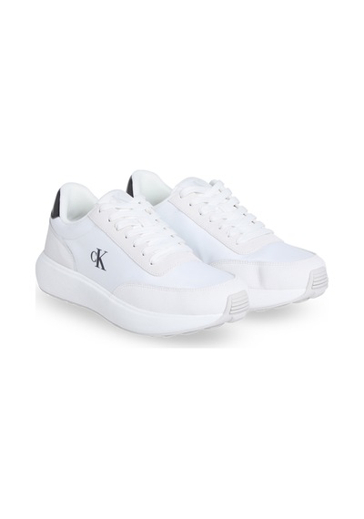 Calvin Klein Athleısure Runner Laceup Beyaz Erkek Sneaker 000000000102246000 Beyaz