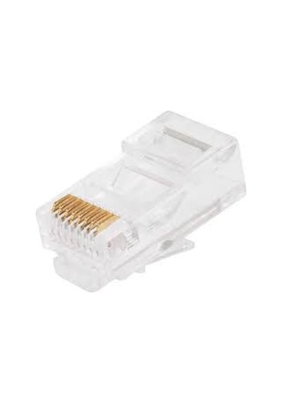 Rj45 Plug Network Konnektör Jack Cat5 100 Adet