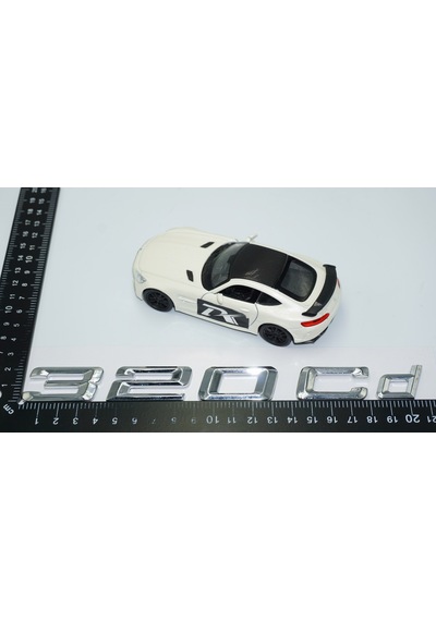 Dk Tuning 320cd Bagaj Krom Metal 3m 3d Yazı Logo Bmw İle Uyumlu