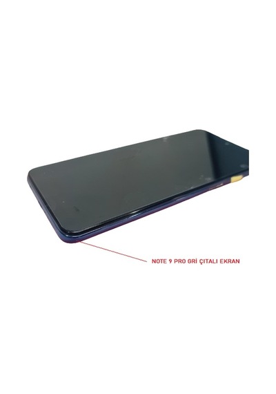 Xiaomi Redmi Note 9 Pro Lcd Ekran Dokunmatik Çıtalı Gri