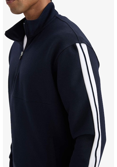 Defacto Defactofit Standart Fit Dik Yaka Sporcu Sweatshirt D1953ax25aunv253 Lacivert