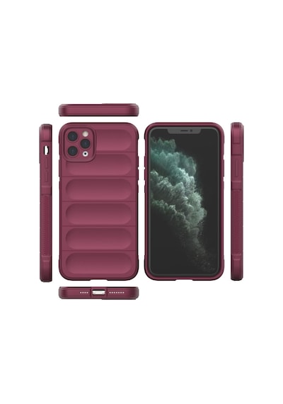 Apple Uyumlu iPhone 11 Pro Max Kılıf Optimum Lens Çerçeveli Silikon Kapak