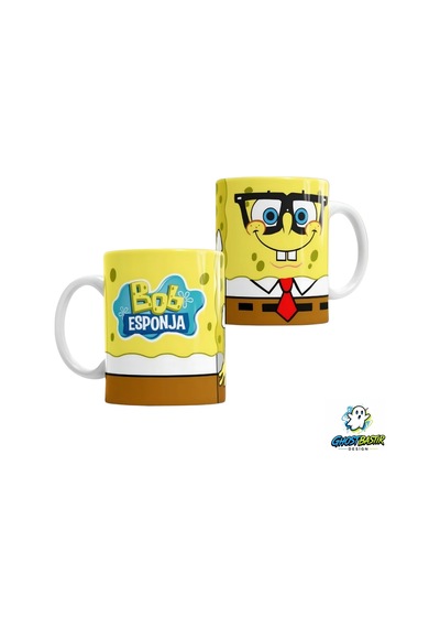 Sünger Bob Kupa Bardak Tek Adet K0425 Çok Renkli