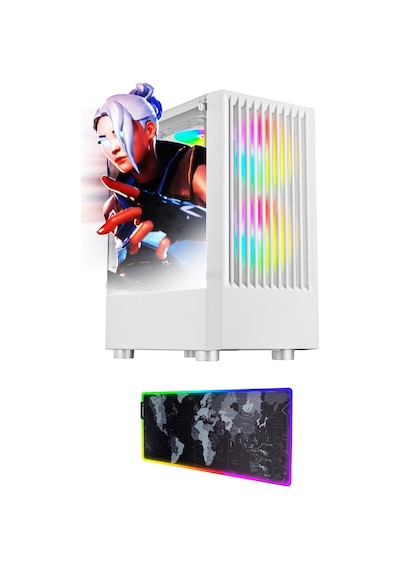 Ramtech Lyra X110 i7-4770 16 GB 480 GB SSD 8 GB RX580 Free Dos Masaüstü Oyuncu Bilgisayarı