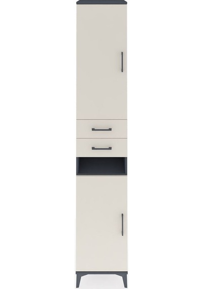 Hyperion Dolap 5 Raflı 2 Çekmeceli 2 Kapaklı 44x44x243 Antrasit-aytaşı Antrasit Hyperion Dolap 5 Raflı 2 Çekmeceli 2 Kapaklı 44x44x243 Antrasit-aytaşı Antrasit