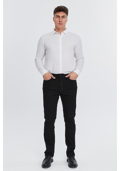 Regular Fit Jean Martin Yüksek Bel Standart Kesim Esnek Kot Pantolon C336 001