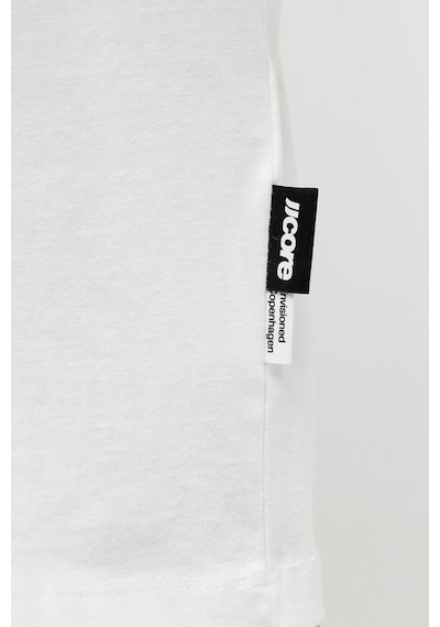 Jack & Jones Jcoclub Badge Tee Ss Crew Neck Beyaz