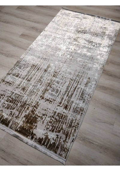 Norm Pırıltı A421Bakır Gri Ince Halı 100X200 Cm