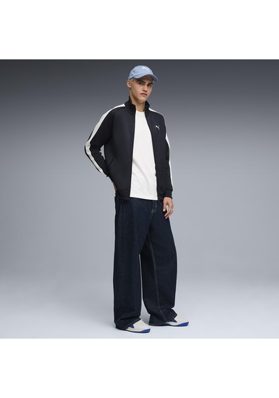 Puma T7 Always On Track Erkek Lacivert Günlük Stil Ceket 62958716 Mavi