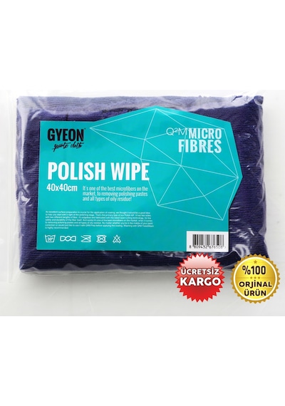 Gyeon Q2m Polish Wipe Lazer Kesim Mikrofiber Bez 40cm x 40  Cm
