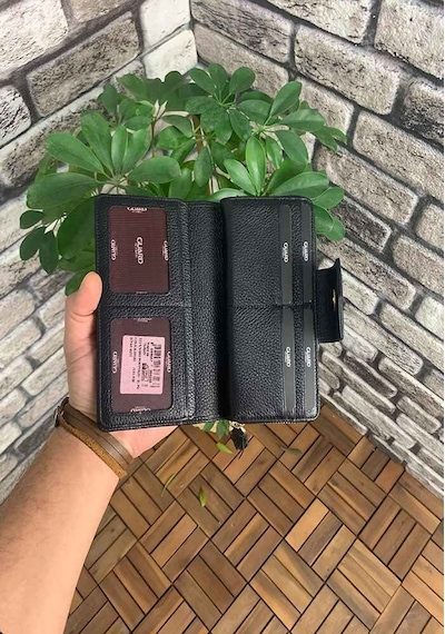 Guard Siyah Fermuarlı Ve Deri Patlı El Portföyü - Grd2403xw22208 Siyah