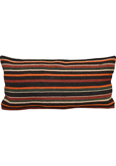 Zehra Abla Halı Yeni El Dokuma Dekoratif Lumbar Kilim Kırlent Yastık Kılıfı 6888 Çok Renkli