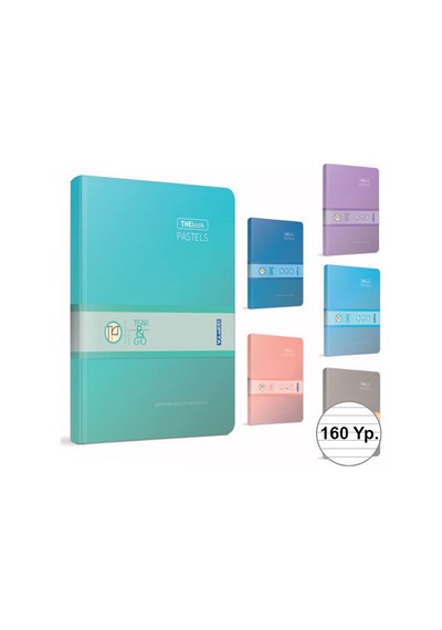 Gıpta Thebook Pastels İp.dkş.sert Kapak Defter 20x28 160 Yp Çizgisiz Çok Renkli