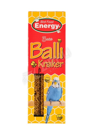 3 Adet Energy Kuş Yemi Şaşkın Ballı Kraker 3 Lü