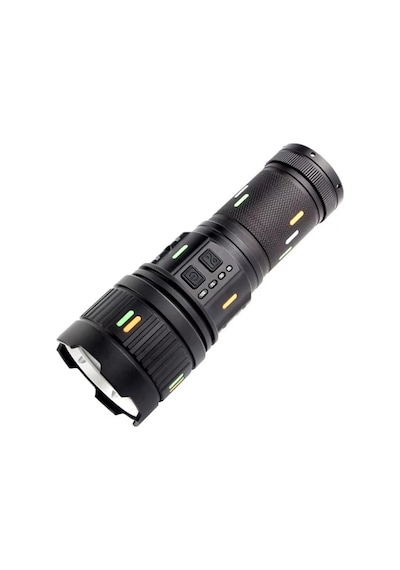 F.b.ı Pro F-3001 Alüminyum Tg Led Güç Göstergeli Type-c Şarjlı El Feneri 100 W