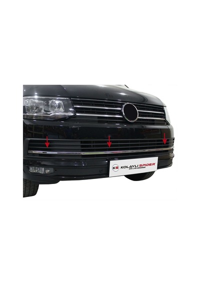 Volkswagen Caravelle T6 Ön Tampon Çıtası 3 Prç 2015 ve Sonrası
