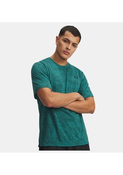 Under Armour Tech Tee Pixelate Erkek T-shirt 6005920-338 Yeşil