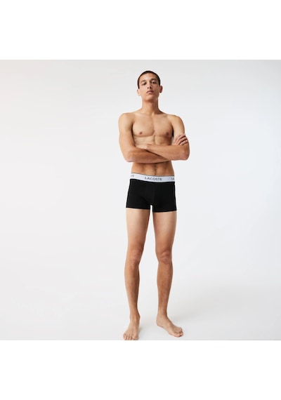 Lacoste Erkek 3 Lü Boxer 5h8385-00-031 Siyah