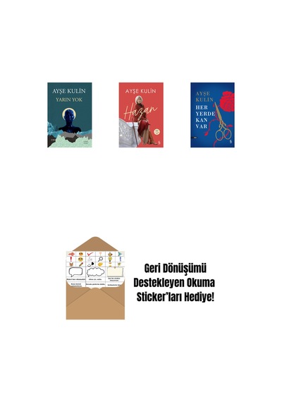 Yarın Yok + Hazan + Her Yerde Kan Var Ciltli + Okuma Sticker'ları