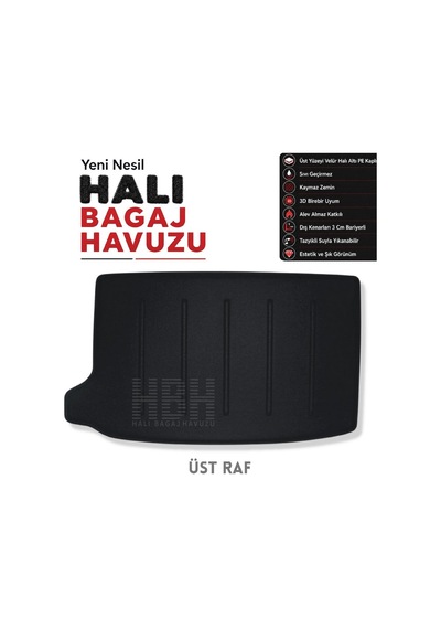 Vw T-cross Halı Bagaj Havuzu 2017 Ve Sonrası Üst Raf