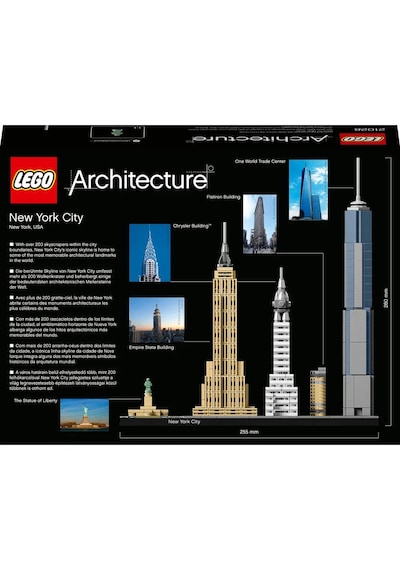 LEGO® Architecture 21028 New York City 598 Parça