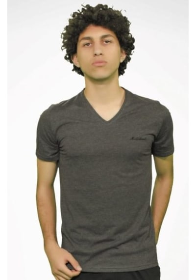 2 Adet Malabadi Erkek V Yaka Yaz İnceliği Tshirt