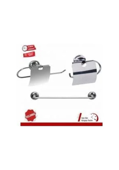3'Lü Set Uzun Havluluk + Kağıt Havluluk + Wc Kağıtlık