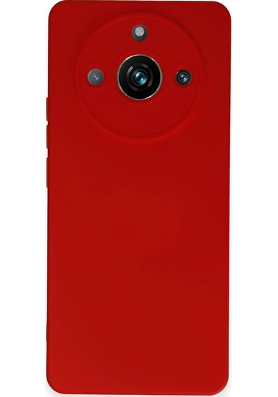Uryport Realme 11 Pro Kılıf Nano İçi Kadife Silikon - Kırmızı