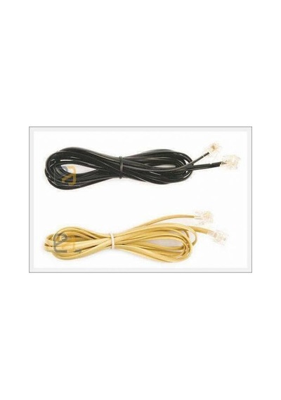 Rj-11 Hat Kablo 5Mt Telefon Kablosu Ucu Takılı