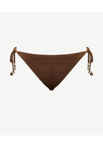 Yargıcı Boncuk Detaylı Bikini Altı 25ykbw1018b 003 Kahverengi