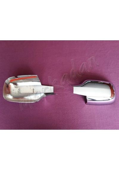 Woc Chrome Renault Megane 2 Krom Ayna Kapağı 2004-2010 2 Parça  Ab
