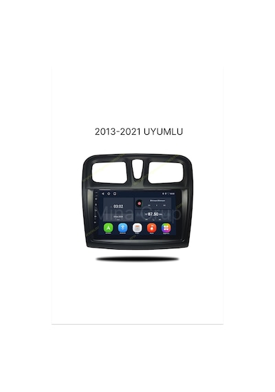 Snp Serisi Renault Clio Symbol 2013 - 2021 Uyumlu 4-64gb Hafıza Multimedya Sistemi Ve Geri Görüş Kamerası 9"