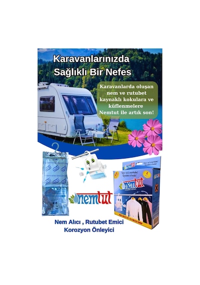 Nem Alıcı Rutubet Giderici Küf Önleyici Koku Giderici Korozyon Önleyici 1 Kg 1 Kutu 2 Paket