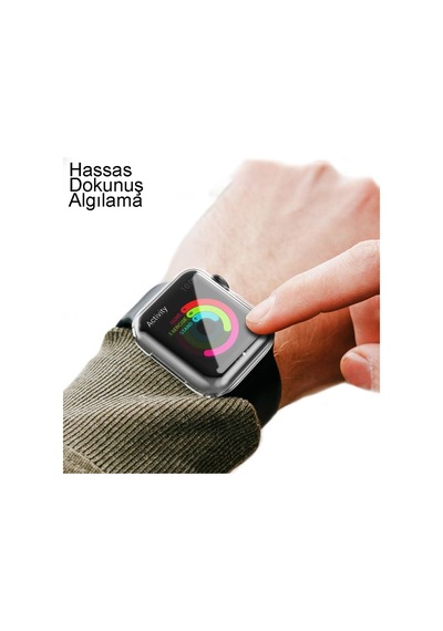 Apple Uyumlu  Watch 38 Mm Şeffaf Silikon Saat Koruma