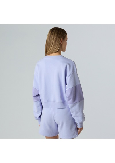 The North Face Terry Oversızed Cropped Crew Kadın Mavi Sweatshirt Nf0a8c2c0vı1 Mavi