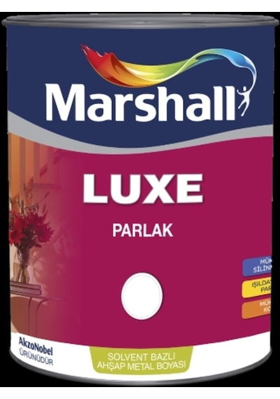 Marshall Luxe Parlak Yağlı Boya 0,75 Lt Beyaz