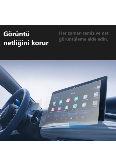 Byd Atto 3 İle Uyumlu Mat Ekran Koruyucu 15.6 İnç Multimedya & Navigasyon Ve 5 İnç Dijital