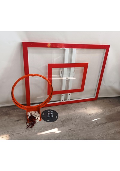Mia Basketbol Panya Seti 90 120 8 Mm Solid Polikarbon 45 Cm Sabit Çember