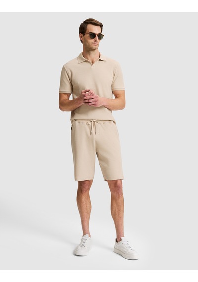 Pierre Cardin Koyu Bej Comfort Fit Örme Şort 50321174-vr088