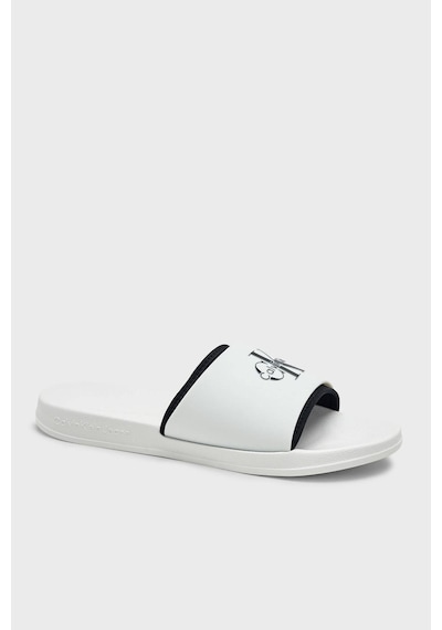 Calvin Klein Logolu Terlik Hm0hm02229ybr Erkek Terlik Hm0hm02229 Ybr-15020 Beyaz