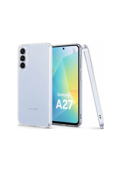 Samsung Galaxy A27 İle Uyumlu Kılıf Şeffaf Kamera Korumalı Esnek Silikon Telefon Kılıfı Kapak
